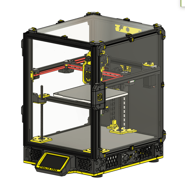 Colony Clacker Door Kit for Salad Fork with or without Panel (Fridge Door / Clicky-Clack) by LDO Systems   Frame   3DPrintiverse.com