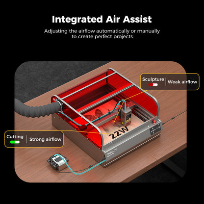 Falcon2 Pro Enclosed Laser Engraver & Cutter Creality Official Store