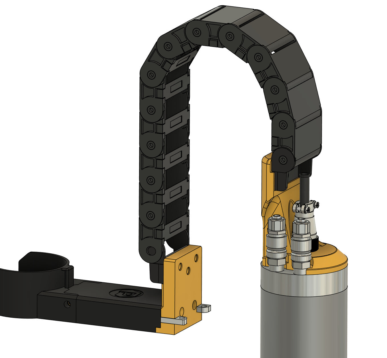 Z Axis Cable Chain Mount System — Universal CNC Cleanup Upgrade   Hose Management   3DPrintiverse.com