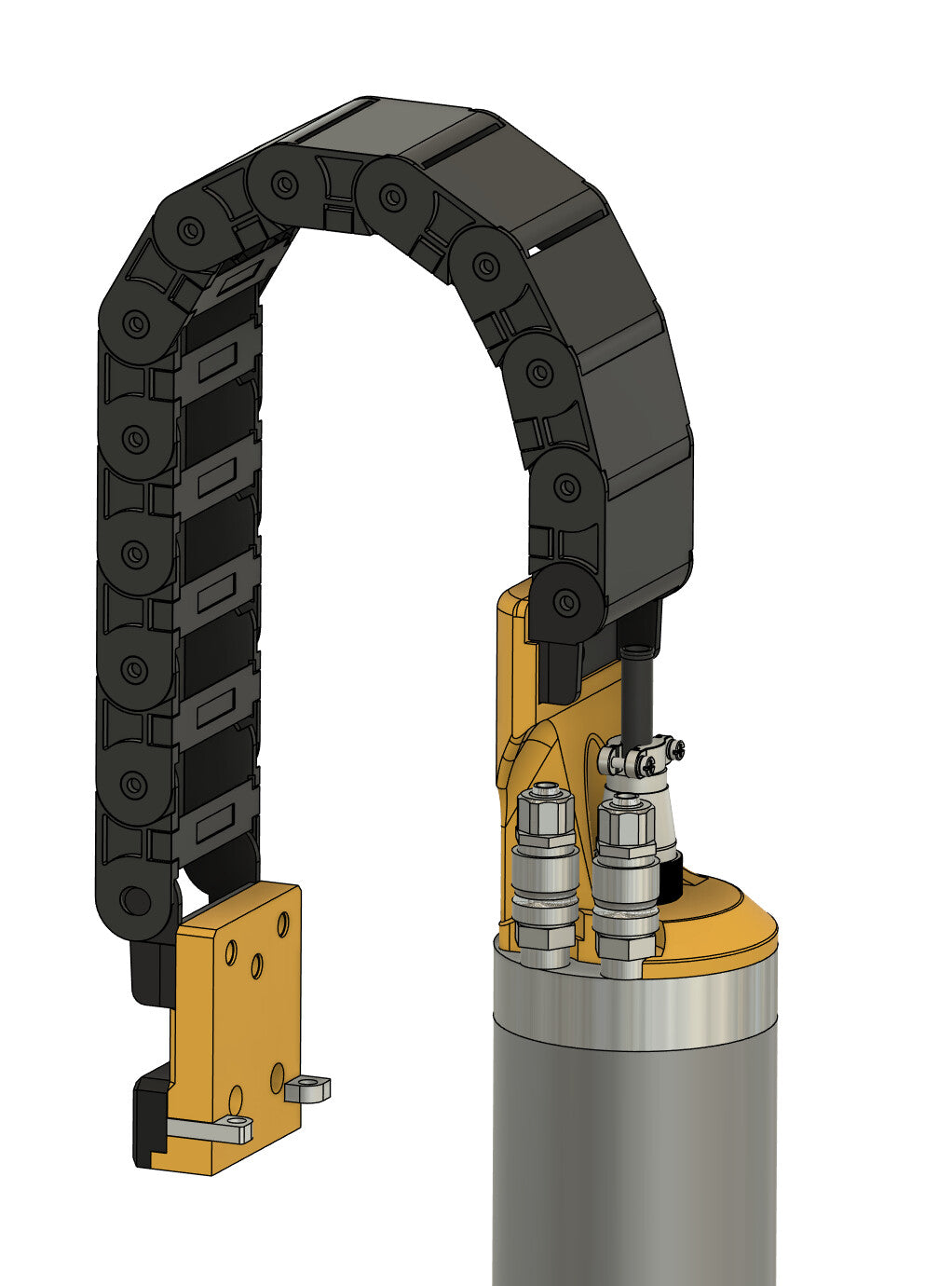 Z Axis Cable Chain Mount System — Universal CNC Cleanup Upgrade   Hose Management   3DPrintiverse.com