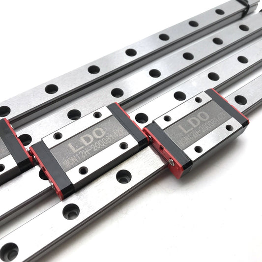 LDO Motors MGN12H-1R-300/350/400 Linear Rails with Carriages West3D Printing