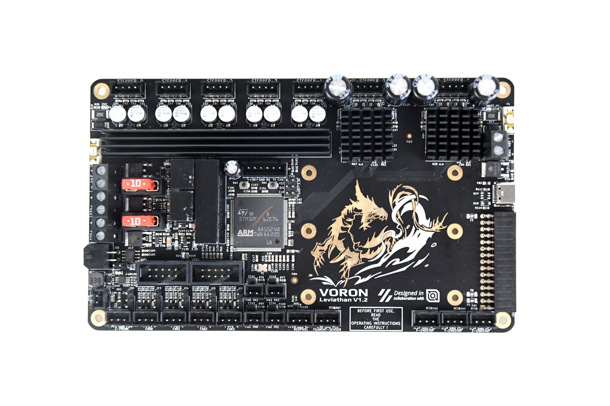 Leviathan Controller Board MCU by JNP, Voron Design and LDO Motors for Klipper Printers West3D Printing