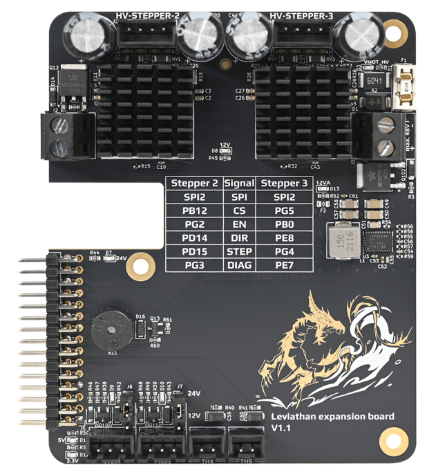 Leviathan MCU Expansion Board West3D Printing