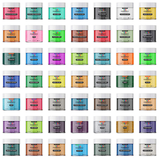51 Mega Bundle Epoxy Powder Pigments   Epoxy Colors   3DPrintiverse.com