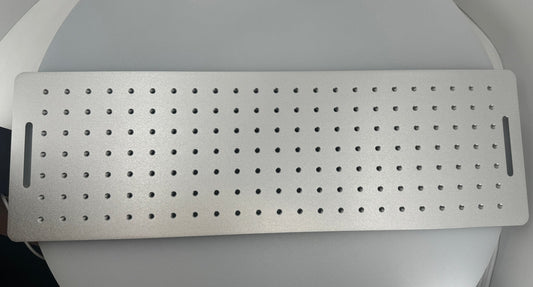 Milo Fixated Plate 500x160mm Threaded - For Milo 1.5 West3D Printing