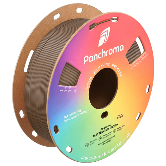 Panchroma™ Matte (Formerly PolyTerra) PLA 3D Printer Filament 1KG 1.75mm West3D Printing