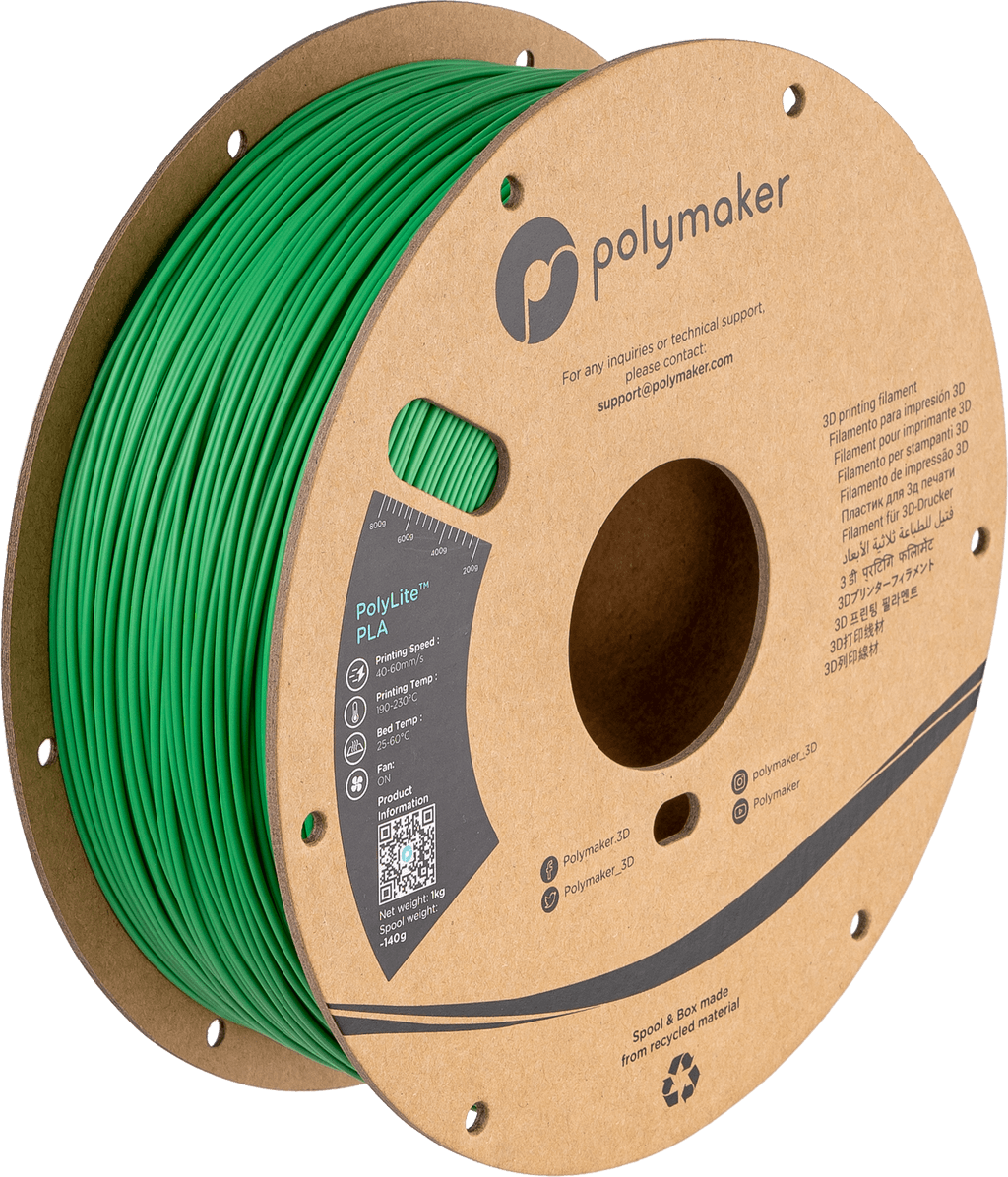 Polymaker PolyLite PLA 3D Printer Filament 1KG 1.75mm West3D Printing