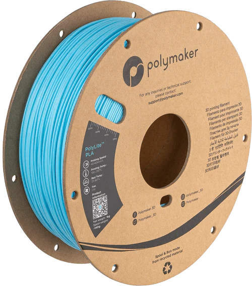 Polymaker PolyLite PLA 3D Printer Filament 1KG 1.75mm West3D Printing