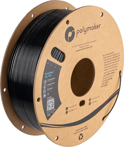 Polymaker PolyMax PC-FR Tough UL94 Flame Retardent Filament 3D Printer Filament 1KG 1.75mm West3D Printing