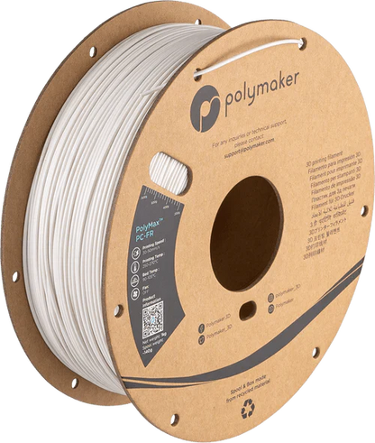 Polymaker PolyMax PC-FR Tough UL94 Flame Retardent Filament 3D Printer Filament 1KG 1.75mm West3D Printing