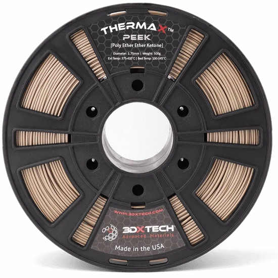 ThermaX PEEK 1.75mm Filament by 3DXTech 500g
