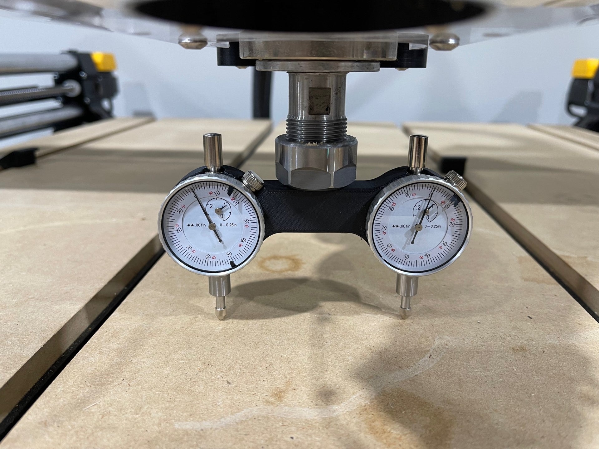 Tram Master – Dual Dial Indicator Precision Jig   Spindle Accessory   3DPrintiverse.com
