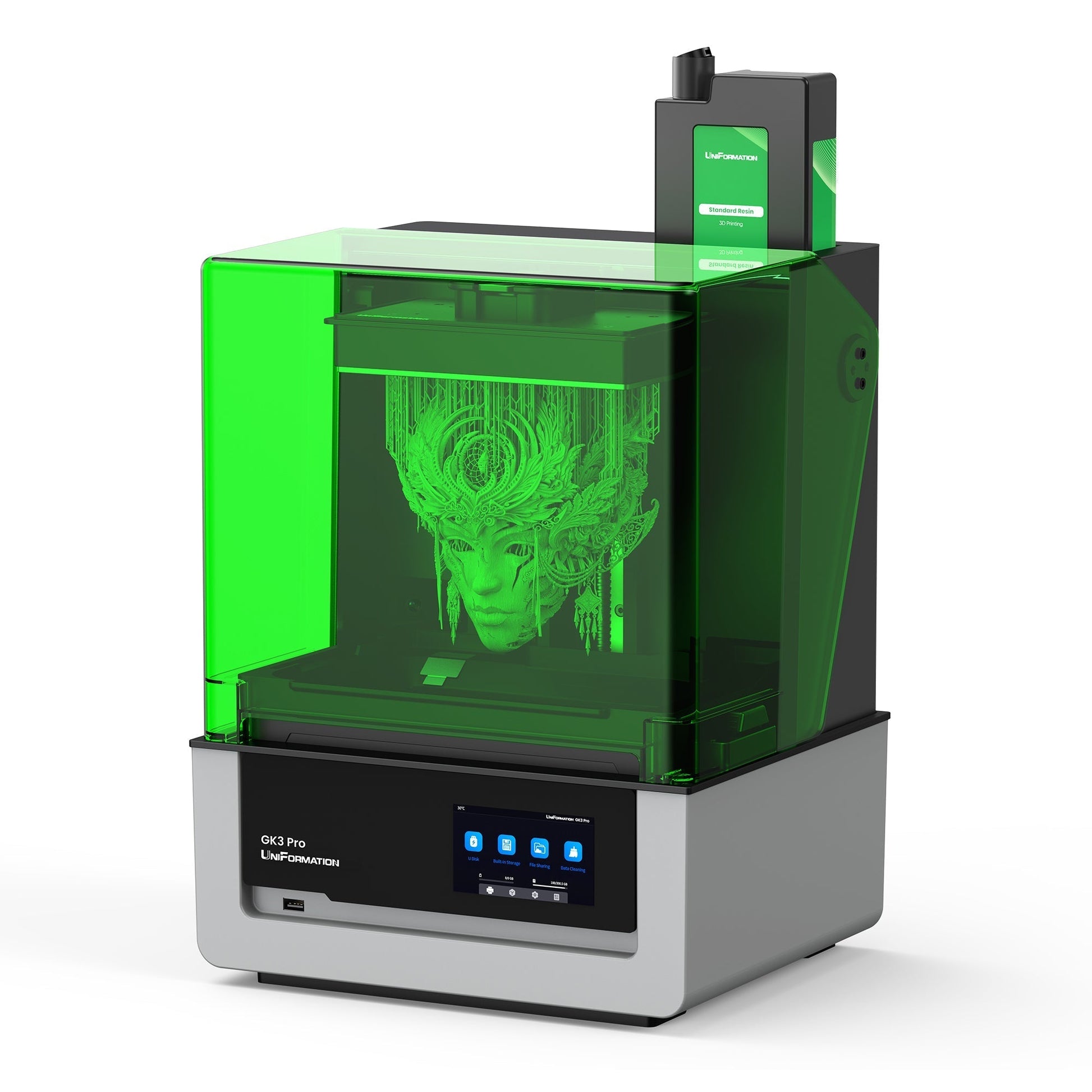 UniFormation GK3 PRO 16k Resin 3D Printer 385nm UV SLA Printer with Industrial Grade Quality   3D Printer   3DPrintiverse.com