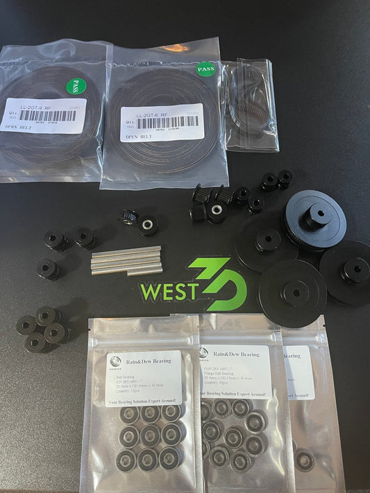 West3D BDM VORON 2.4 Motion Set - Silver / Darkside (Black) West3D Printing
