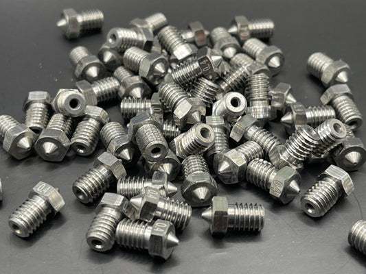 West3D's Undertaker Tungsten Carbide Nozzle (V6, Volcano, Bambu, MK8, K1) West3D Printing