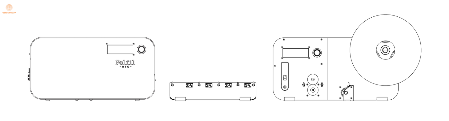 Felfil EVO Extruder & Spooler Bundle - 3D Brain Lab