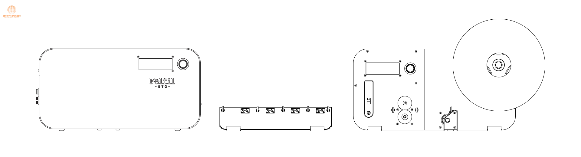 Felfil EVO Extruder & Spooler Bundle - 3D Brain Lab